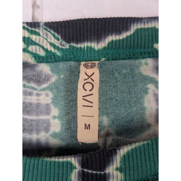 XCVI Psychedelic Tie-Dye Velour Pullover Hippie Boho Goblin Comfy Lounge Medium - Picture 5 of 7